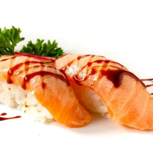 Nigiri Salmón Flambeado